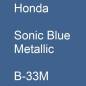 Preview: Honda, Sonic Blue Metallic, B-33M.